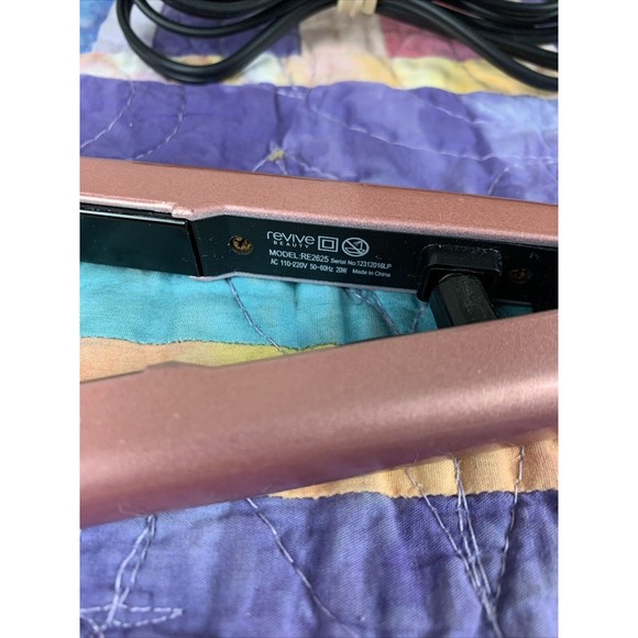 Revive Beauty RE2625 Mini 1/2 Inch Mini Travel Hair Straightener Tested Works - Picture 2 of 6
